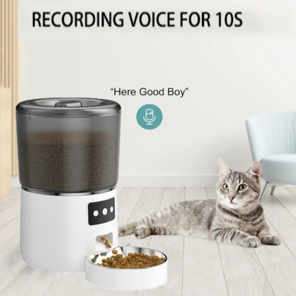 E.ECOPET - Pet Feeder 4L (Wi-Fi connection/non connection + black/white)