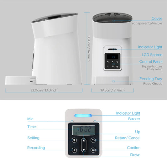 E.ECOPET - Pet Feeder 3 L / 3,5 L / 4,5 L (single/double bowl)