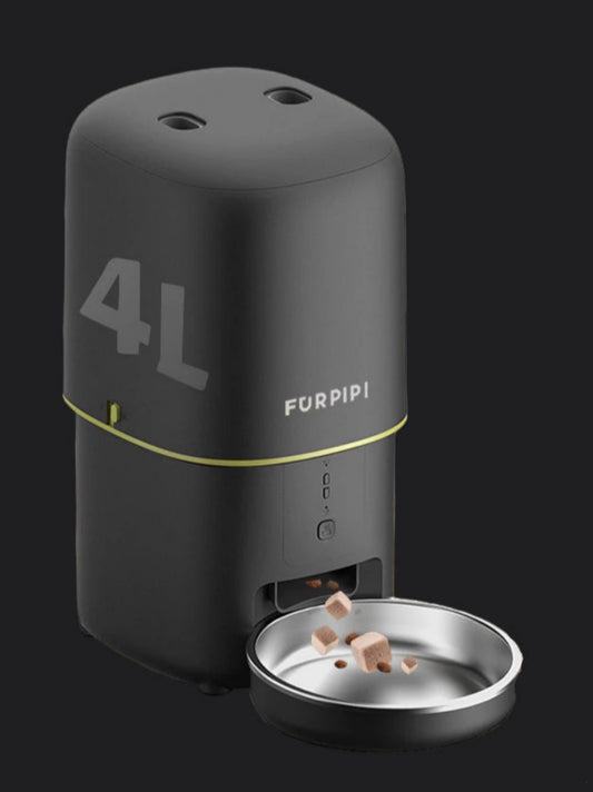 E,ECOPET - Pet Feeder 2L/4L (Wi-Fi connection + app control white/black)