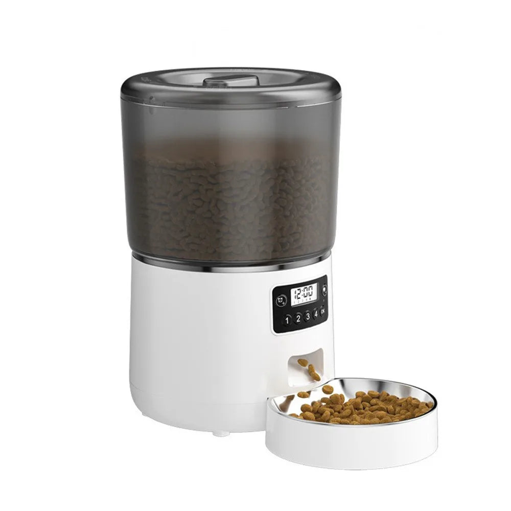 E.ECOPET - Pet Feeder 4L (Wi-Fi connection/non connection + black/white)