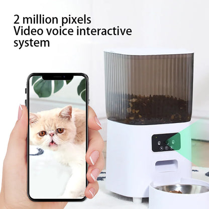 E.ECOPET - Pet Feeder 5L (Double-Bowl/Single-Bowl + Wi-Fi connection/nonconnection)