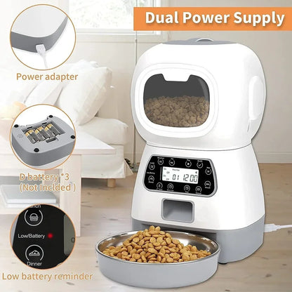 E.ECOPET - Pet Feeder 2 L / 3,5 L + Water dispenser