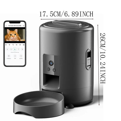 E.ECOPET - Pet Feeder 2L (square/round + black/white)