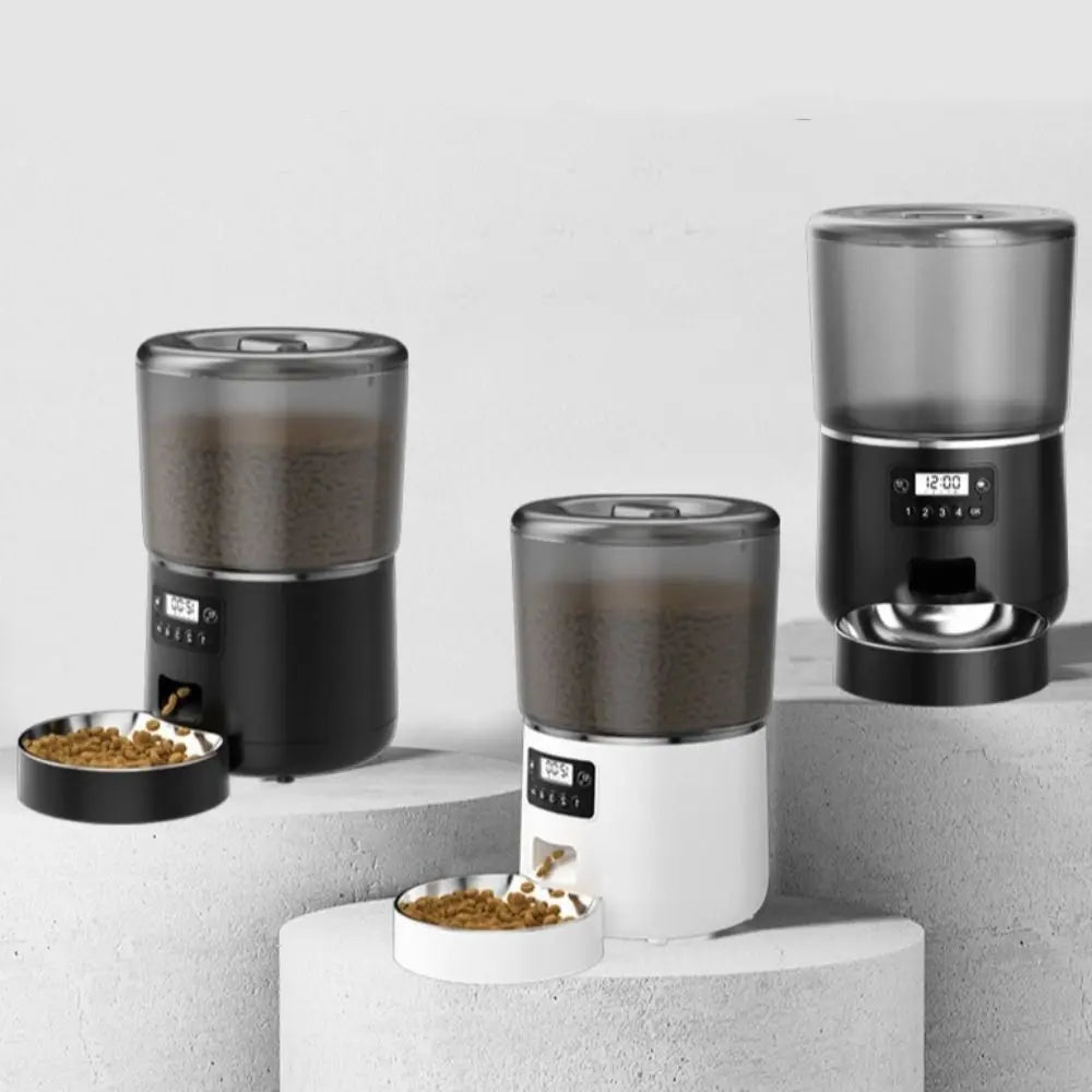 E.ECOPET - Pet Feeder 4L (Wi-Fi connection/non connection + black/white)